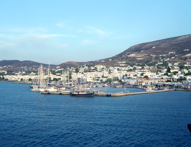 Paros le port